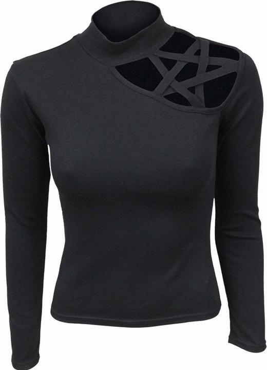 Produktbild Spiral Plain Pentagram Shoulder Top Ladys-(Longsleeve) (S)