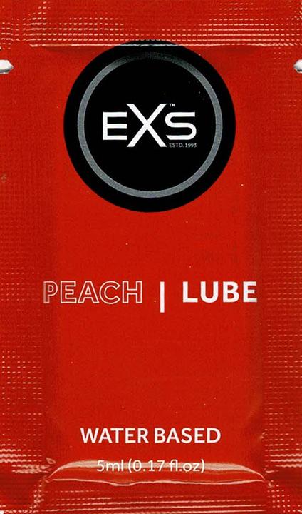 Produktbild EXS Flavoured «Peach Lube» 5 ml, wasserbasiertes Gleitgel mit natürlichem Pfirsichgeschmack