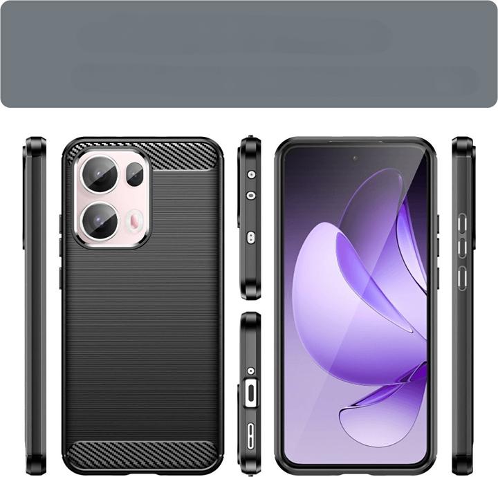 Produktbild Cover-Discount OPPO Reno13 Pro 5G - Metall Carbon Look Hülle