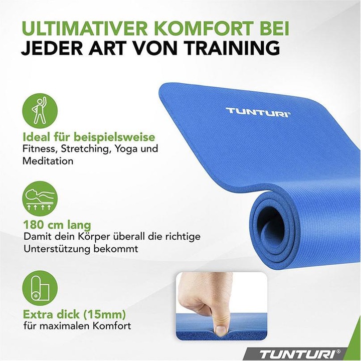 Immagine prodotto Tunturi NBR Fitness Matte (15 mm)