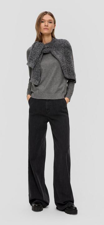 Produktbild s.Oliver Strickpullover Feinstrickpullover aus Viskosemix (46)