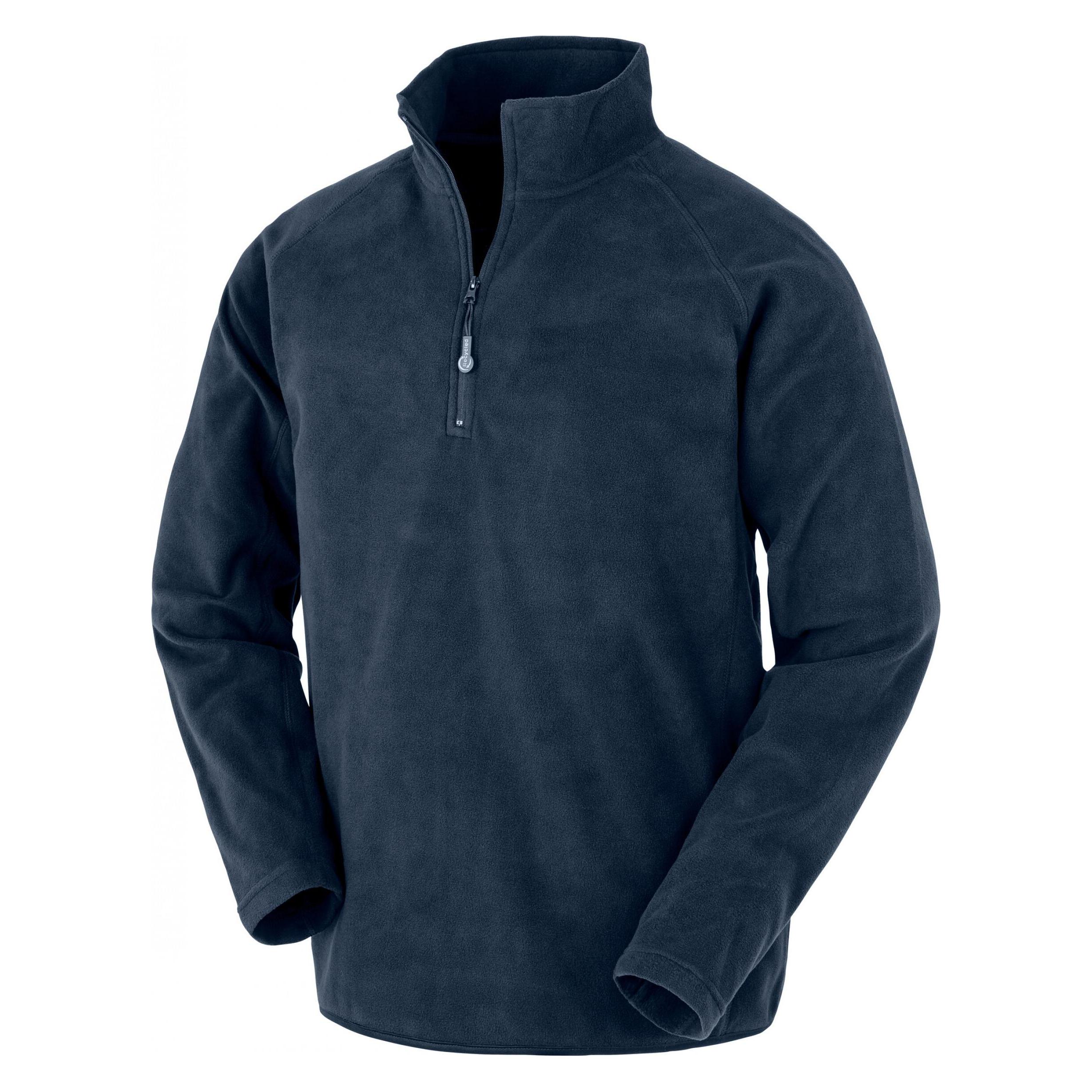 Regatta, Herren, Outdoorjacken, Recyceltes Fleece Mit Reissverschlusskragen (L), Blau, L