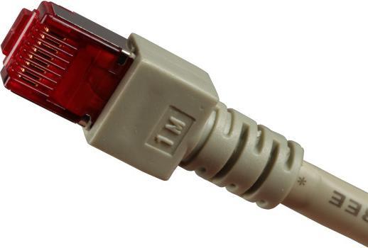 Produktbild EFB Elektronik Hersteller: RJ45 Patchkabel S/FTP, Cat.6, LSZH, 0,25m, grau Das geschirmte Cat.6 R... (S/FTP, CAT6, 0.25 m)