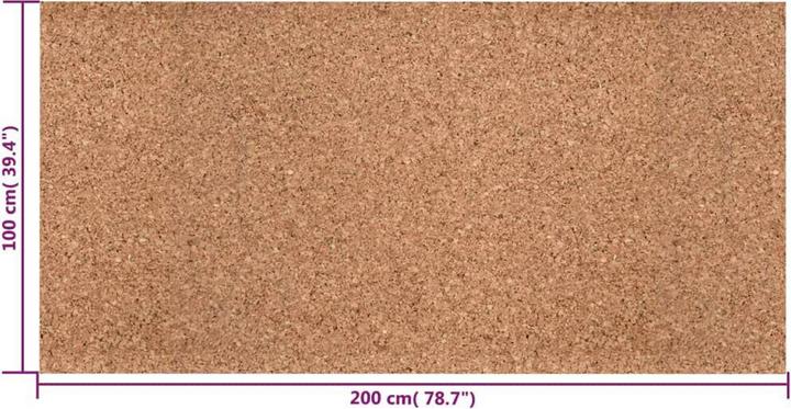 Produktbild vidaXL Raynard (Pinnwand, 100 x 200 cm)