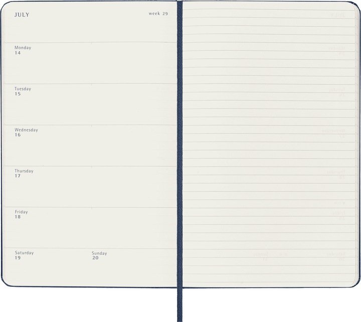 Actual product image Moleskine Notebook (A5, English)