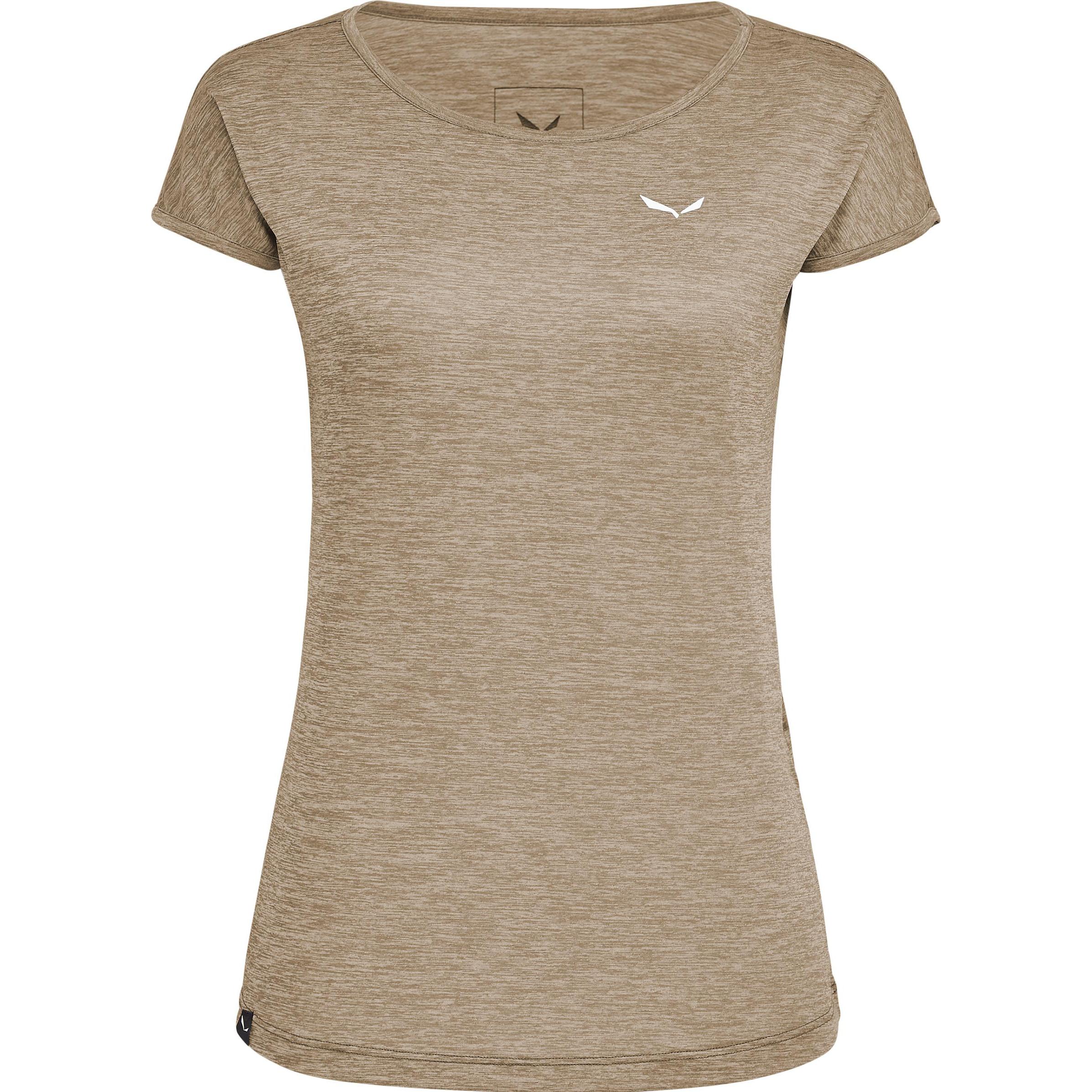 Salewa, Damen, Funktionsshirt, Puez Melange Dry'Ton T-Shirt Da (38, M), Beige, 38, M