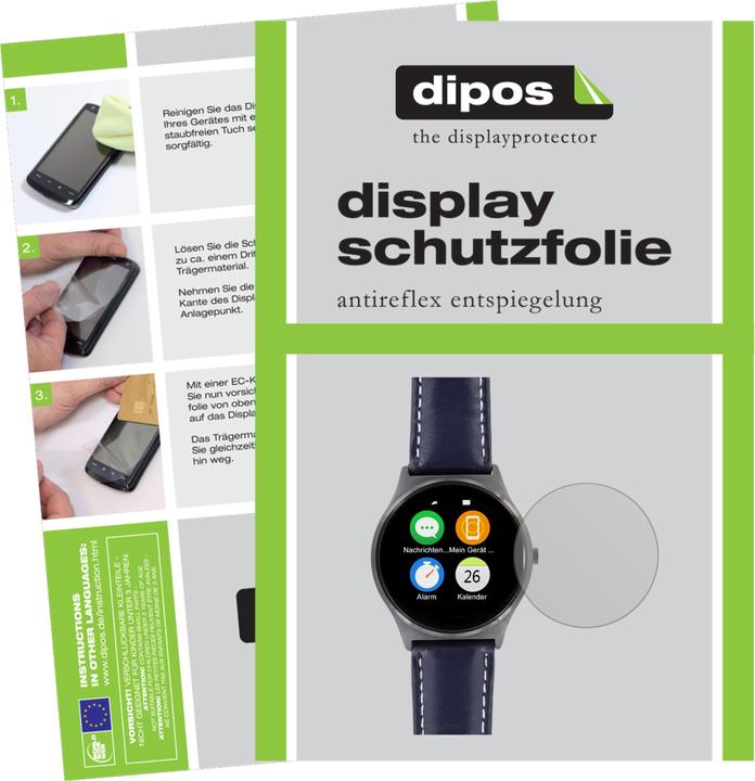 Actual product image Dipos Screen Protector Anti-Glare (Watch 24.5 mm diameter)