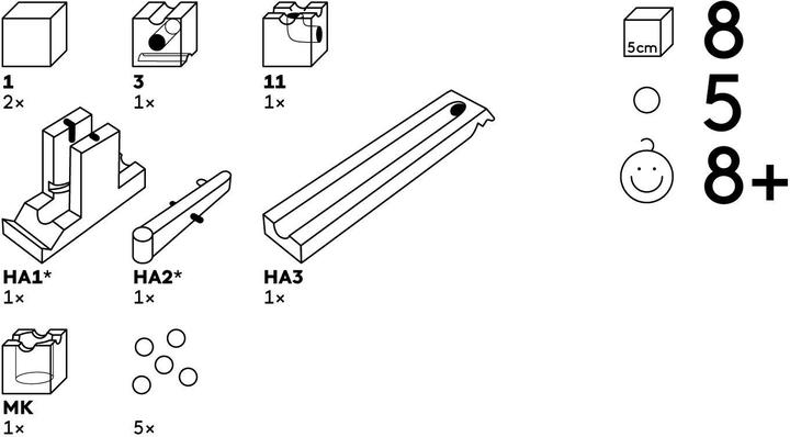 Image du produit Cuboro Kick - le set supplémentaire pour le coup de pied vers le haut