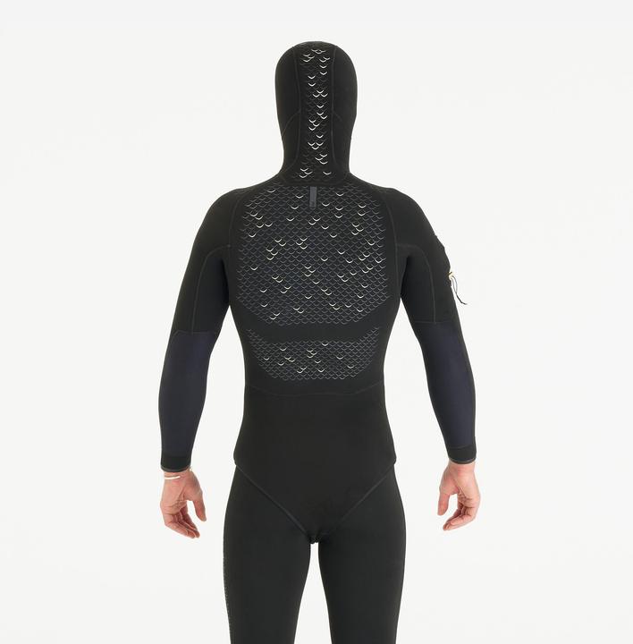 Actual product image Subea Neoprenjacke Tauchen Herren Glattneopren SPF 900 7 mm schwarz (M)