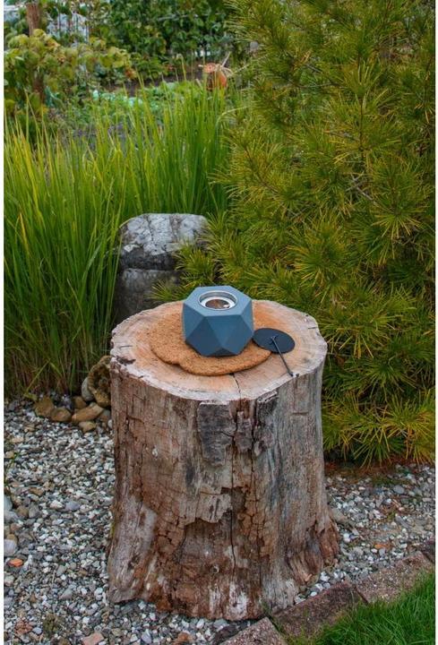 Actual product image Colibri Graphic table fire, anthracite (16.5 x 16.5 x 10 cm)