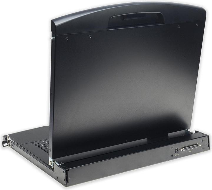 Actual product image Digitus Modular console with 43,2cm 17inch TFT without keyboard without KVM module RAL 9005 - black