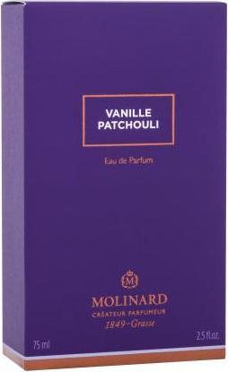Actual product image Molinard Vanilla Patchouli by Eau de Parfum Spray (New Packaging) 75 ml (Eau de parfum, 75 ml)