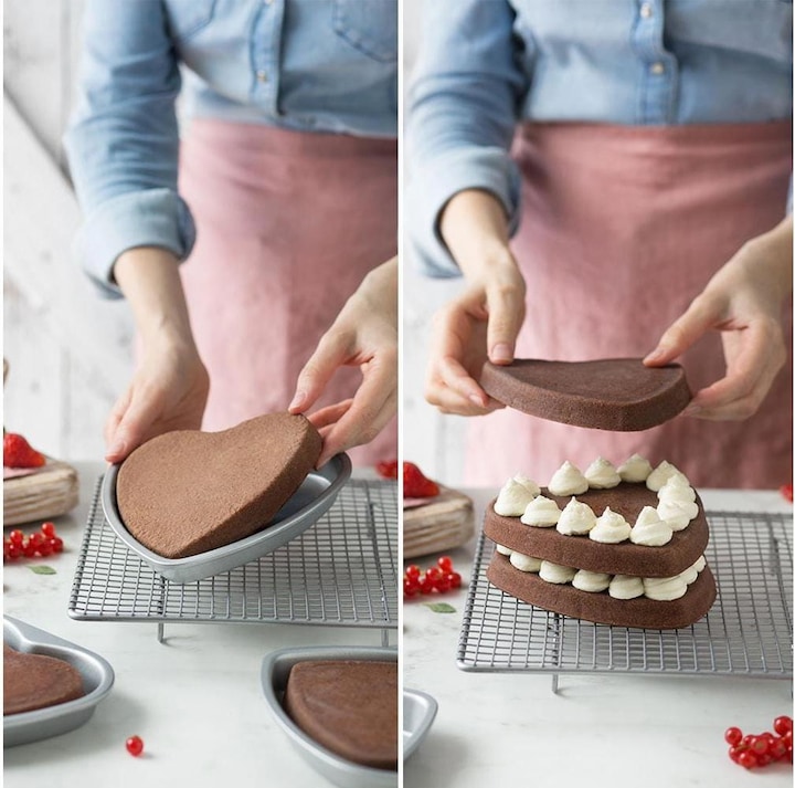 Produktbild Decora Mehrschichtige Backform Herz bis 5 Böden (15 cm)