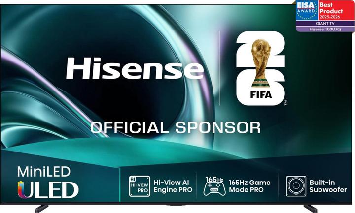 Produktbild Hisense TV 100U7Q (100", U7Q, Mini-LED, 4K, 2025)