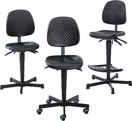 Produktbild Meychair Arbeitsdrehstuhl, gepolstert mit PU-Schaum, Gasfeder-Höhenverstellung