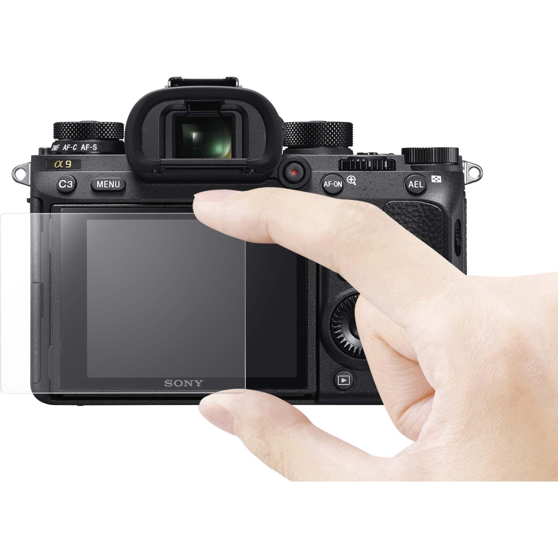 Thumbnail - Sony Glasschutzfolie PCK-LG1 (Displayschutz, Alpha 9, alpha 7R III, Sony RX100 VI, DS1019+), Kameraschutz, Transparent