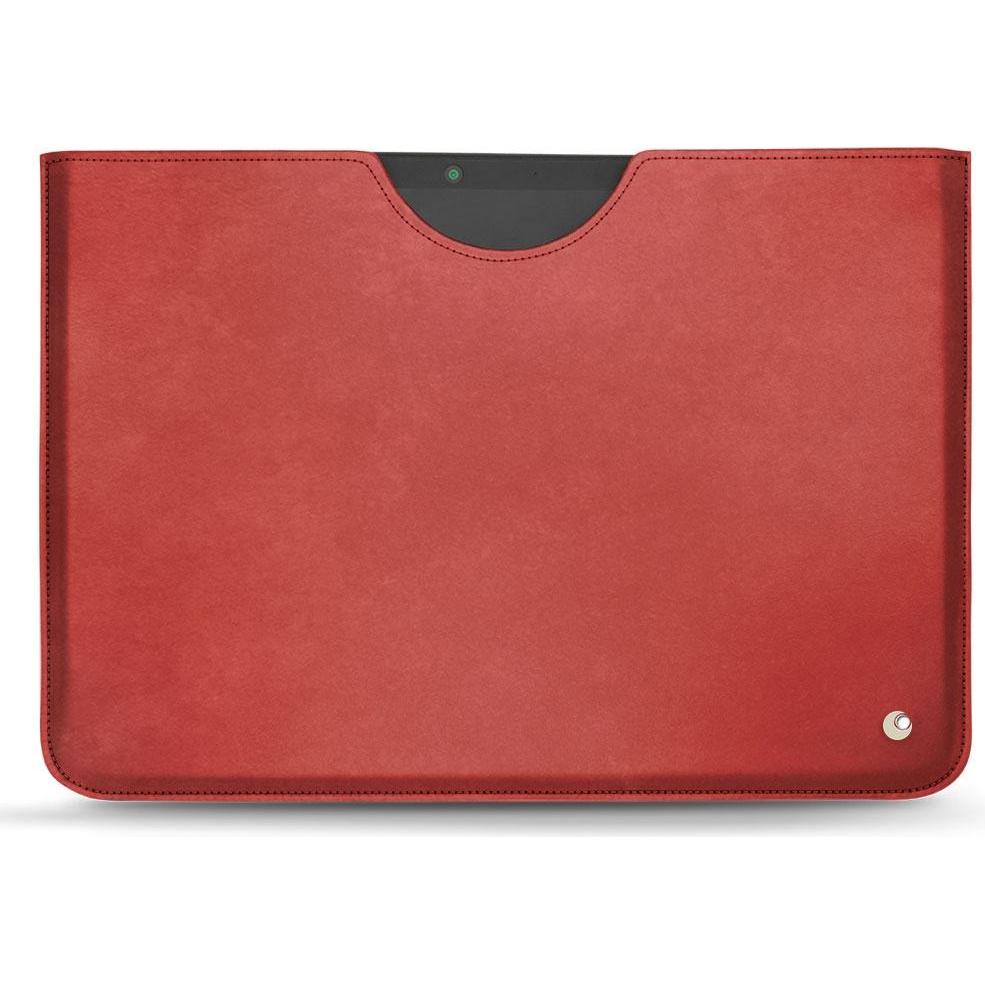 Noreve Lederschutzhülle (Microsoft Surface Pro X), Tablet Hülle, Rot