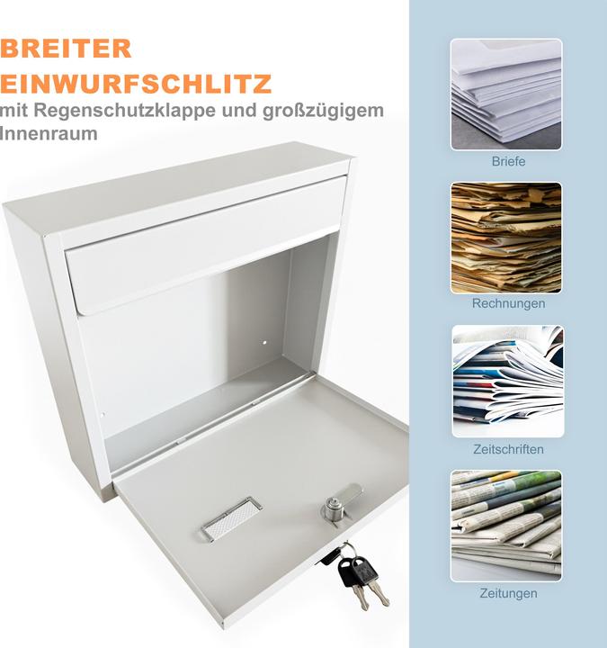 Actual product image Relaxdays mailbox