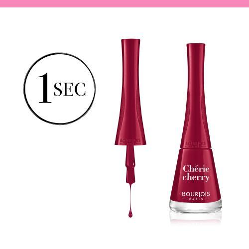 Produktbild Bourjois 1 Second (08 Cherie Cherry, Farblack, Gel-Effekt Nagellack)
