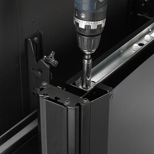 Actual product image Chief Large FUSION LPD1U Dynamic Height Adjustable Mobile Cart (Various)