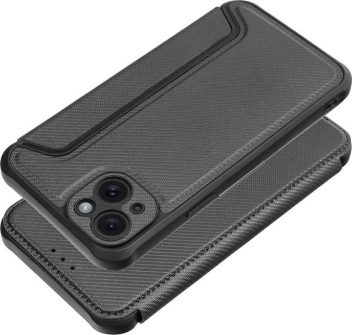 Actual product image OEM Book case RAZOR Book for IPHONE 15 Plus black (Apple iPhone 15 Plus)