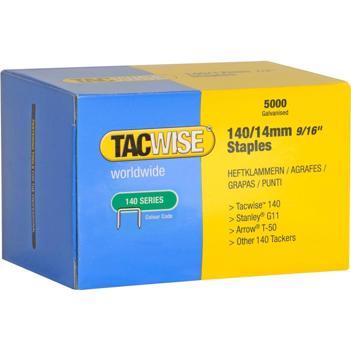 Tacwise, Büroklammer, Heftklammern 140/14 mm, verzinkt, 5.000 Stck (1 x)