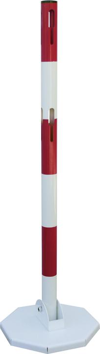 Image du produit RS PRO Chaîne de délimitation acier rouge/blanc Barrière de sécurité