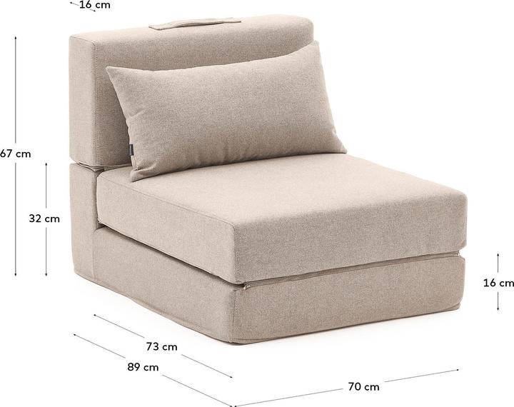 Produktbild Kave Home Arty (1-Sitzer)