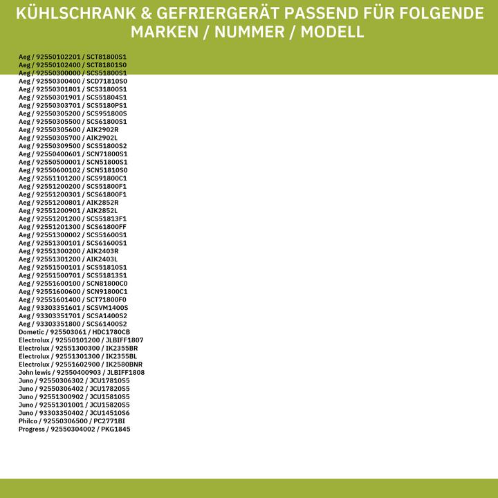 Nährwerte und Zutaten AEG Schublade 264701803/1 Gemüseschale 220x230x280mm für Kühlteil KühlGefrierKomb