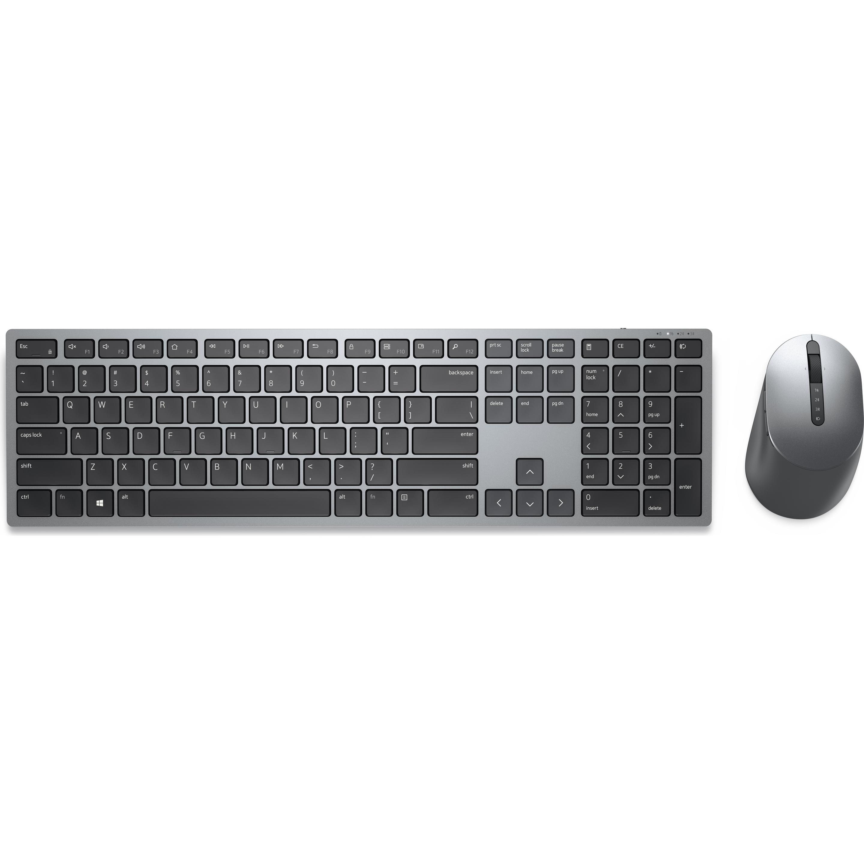 Dell KM7321W (DE, Kabellos), Tastatur, Grau