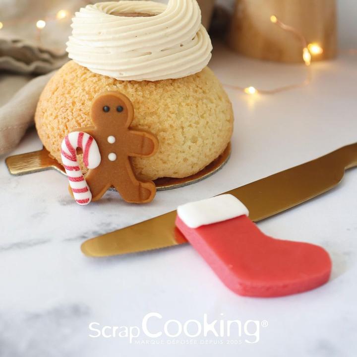 Actual product image ScrapCooking Marzipandekor Weihnachten gemischt (6 pcs.)