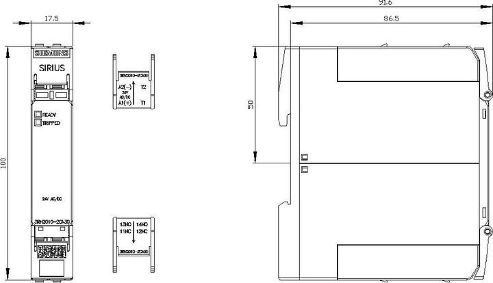 Produktbild Siemens Standard evaluation 17.5mm enclosure
