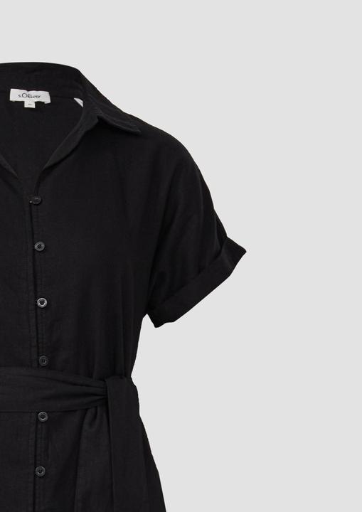Immagine prodotto S.Oliver Kleid Midikleid aus Leinenmix mit Eingrifftaschen (38)