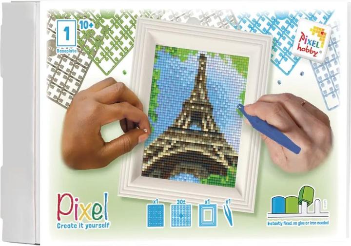 Produktbild Pixelhobby Pixel Geschenkbox mit 30 Pixel Vierecke - Der Eiffelturm