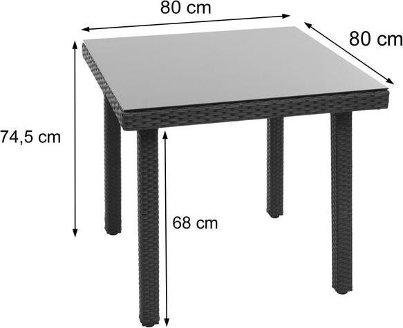 Produktbild Mendler Gartentisch (80 cm)