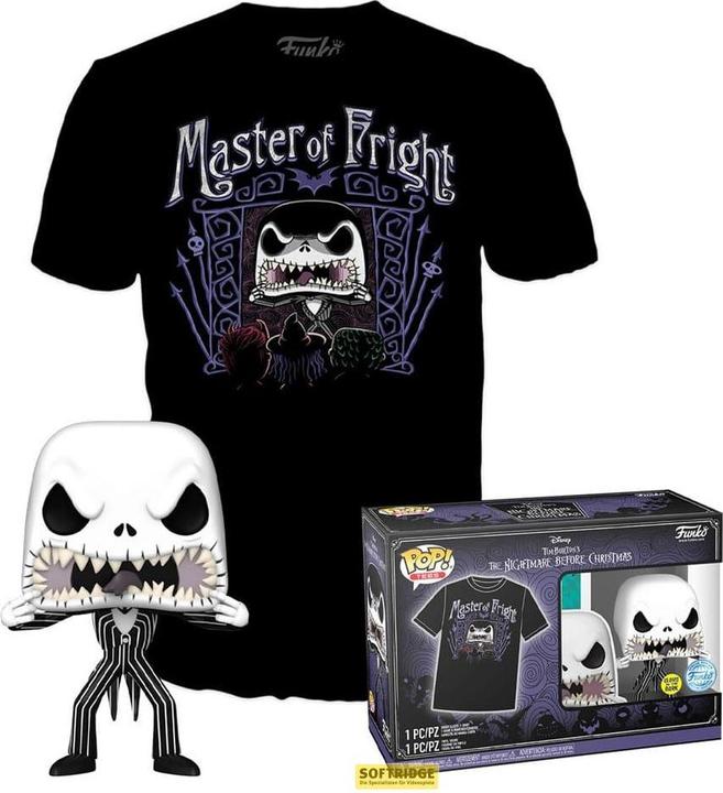 Produktbild Funko Pop & Tee Nightmare Before Christmas : Jack (L)