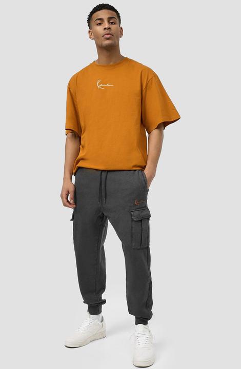 Produktbild Urban Classics KKMQ12139BLK Small Signature Washed Cargo Sweatpants black - 17430 (XXS)