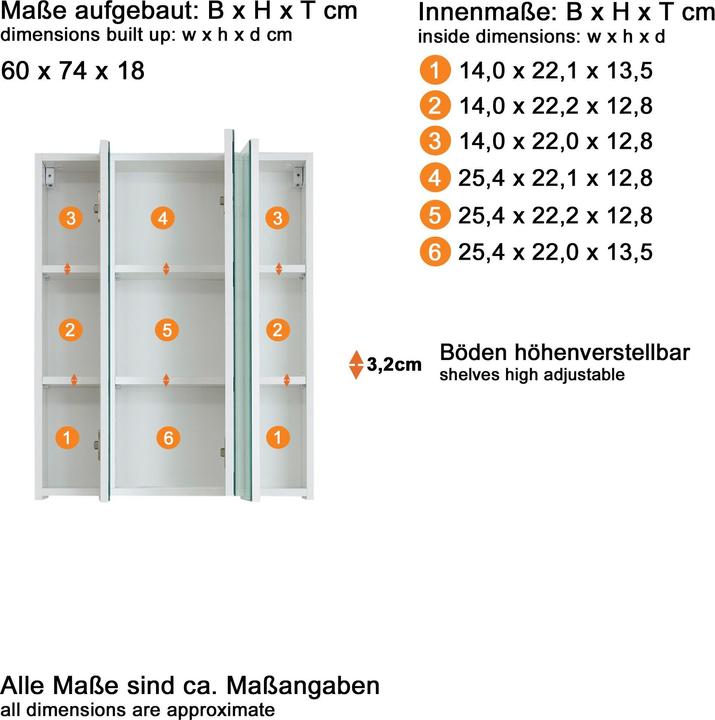Productafbeelding Trendteam Monte (60 x 18 x 74 cm)