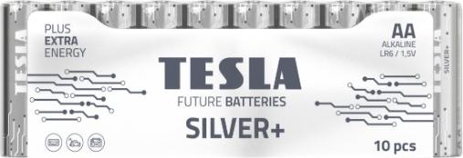 Produktbild Tesla bateries AA SILVER+, 10 ks, LR06 (10 Stk., AA)