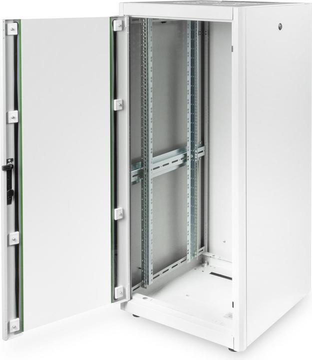 Actual product image Assmann DIGITUS 26U 19 inch free standing network cabinet 1300x600x600 mm color gray RAL 7035 (26 RU, 19 inch rack)