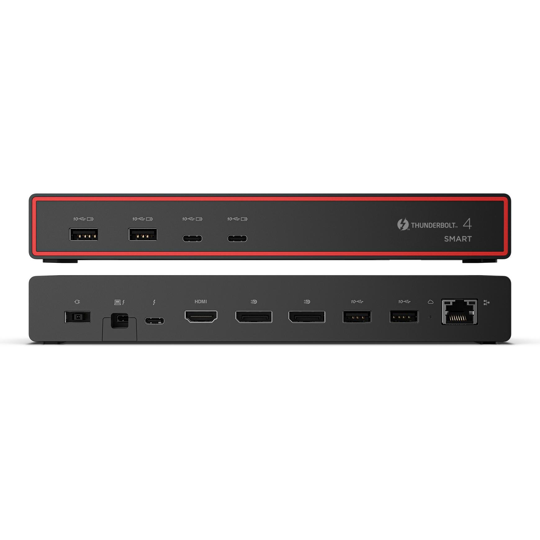Lenovo ThinkPad Thunderbolt 4 Smart Dock Gen2 7500 (Thunderbolt, 9 Ports), Dockingstation + USB Hub,