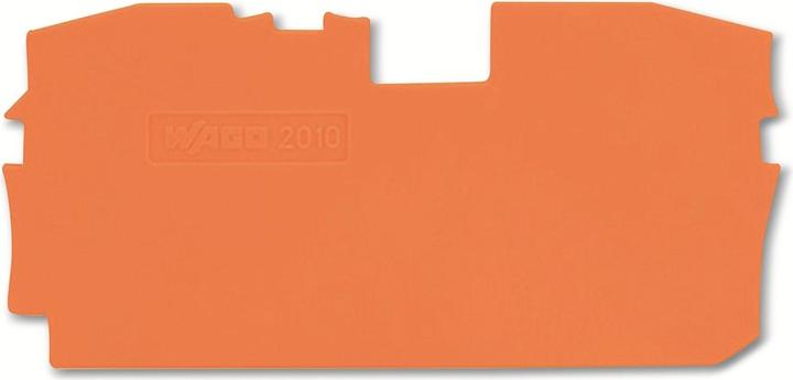 Productafbeelding Wago Eindplaat voor 2x10mm2 oranje (Diverse)