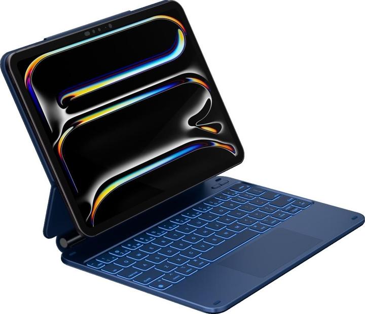 Actual product image Typecase Case Edge with keyboard for iPad Air 11" 2024/2025 pacific blue (Eng. Int., Apple iPad Air 11 2024, Apple iPad Air 11 2025, Apple iPad Air 11 2026)