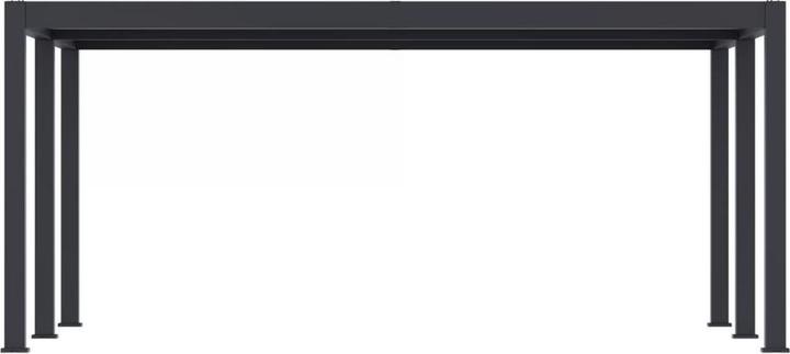 Weide Doppelcarport aus Aluminium | 6x5.3m | Doppelgarage Anthrazit