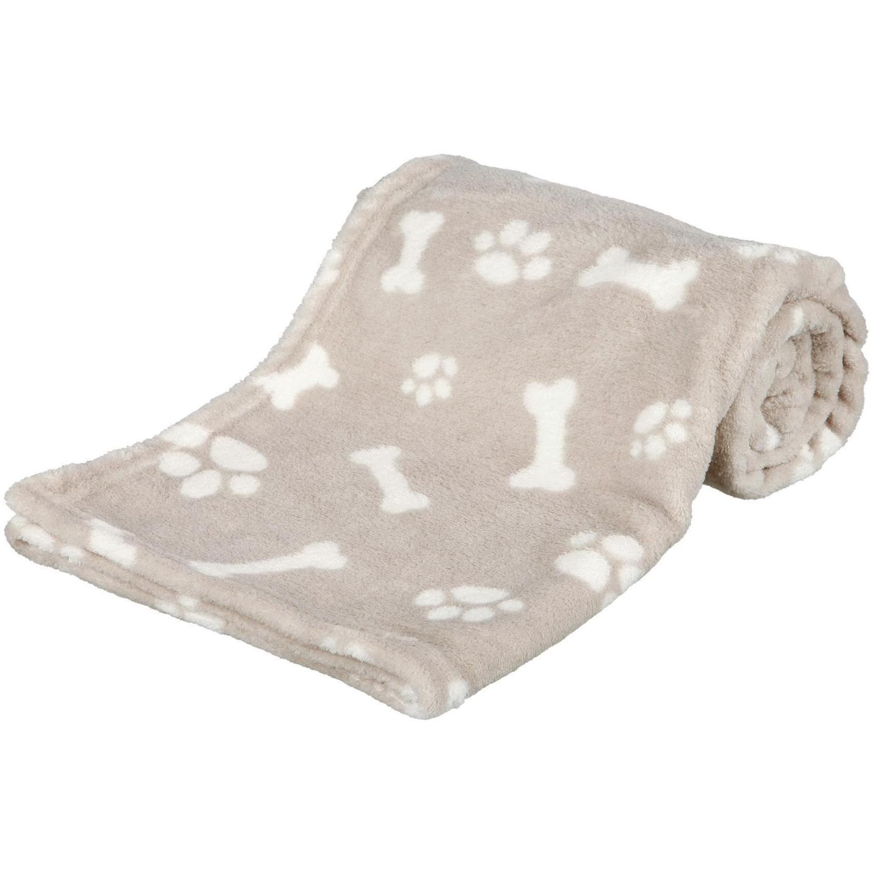 Meilleurs prix pour Couverture Kenny. taille S-M. 100 × 75 cm couleur beige. pour chien.