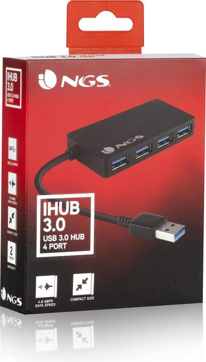 Immagine prodotto NGS Ihub 3.0 (USB-A, 4 porte)