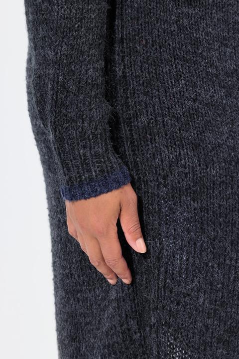 Actual product image Janet & Joyce Long-Strickjacke, offene Form, Grobstrick (46, 48)