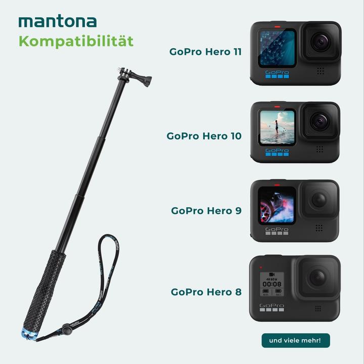 Immagine prodotto mantona Asta di supporto telescopica (Eroe 3+, Vari, eroe 5, Eroe 4, Eroe 3, Sessione eroe)