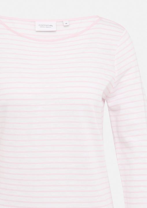 Produktbild Comma T-Shirt Streifenshirt mit Artwork und 3/4-Ärmeln (34)