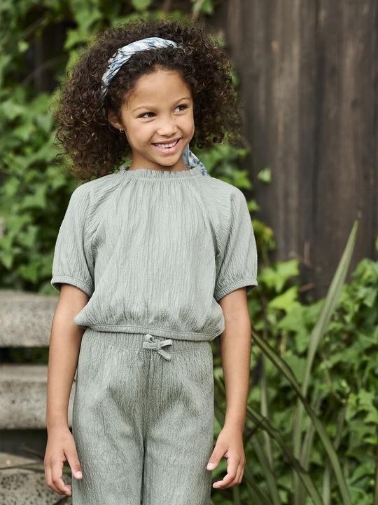 Immagine prodotto Vertbaudet Mädchen Blusenshirt in Cropped-Länge (110)